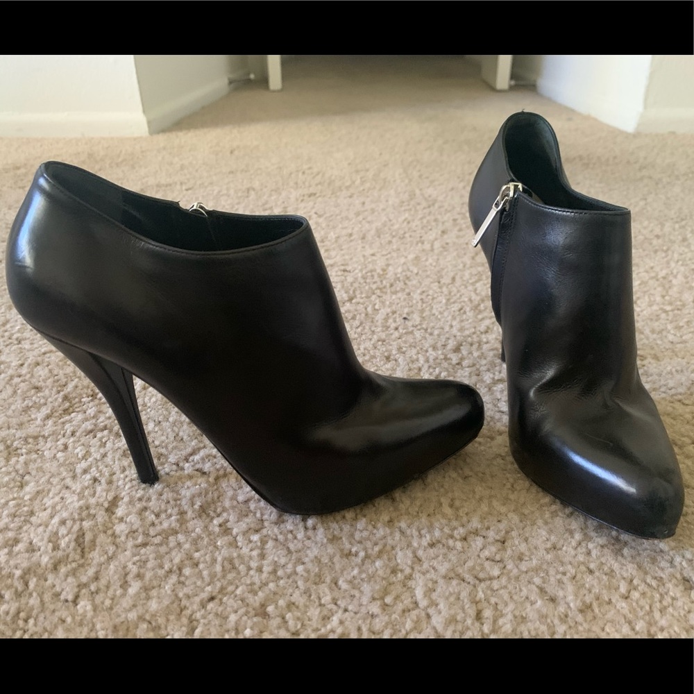 COPY - Dior black ankle boot heels